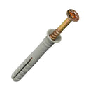 Tarugo con tornillo 4 mm 25 unidades