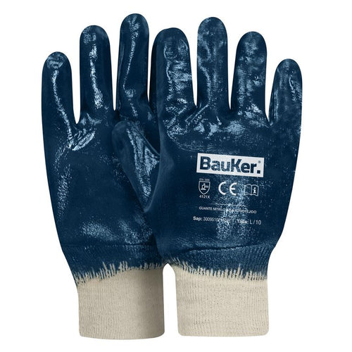 Guante Bauker Azul Puno Tejido