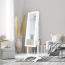 Espejo Joyero Organizador Rectangular 150X41 Cm Blanco