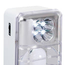 Lampara Recargable, 4 + 12 Led, Certificada