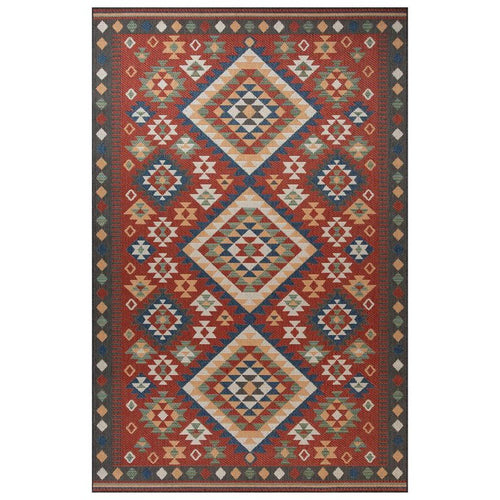 Alfombra Grande Living Aurora Burdeo