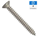 Tornillo Roscalata Metal 1/2 4.1 mm 4 unidad(es)....