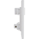 Enchufe + Interruptor 10 A Blanco.