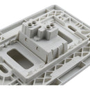 Interruptor simple 9/12 10 A Clio Gris