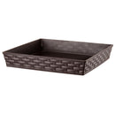 Plato Macetero Cuadrado Ratan 25X25 Cm Jardin