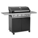 Parrilla A Gas Pro 5 Quemadores + Quemador Lateral