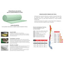 Lana Aislante Termico Poliester 55 mm 2,40x15 m R94