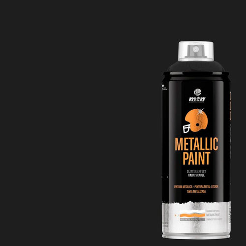 Pintura Metalizada Spray 0.4 L Brillante Negro