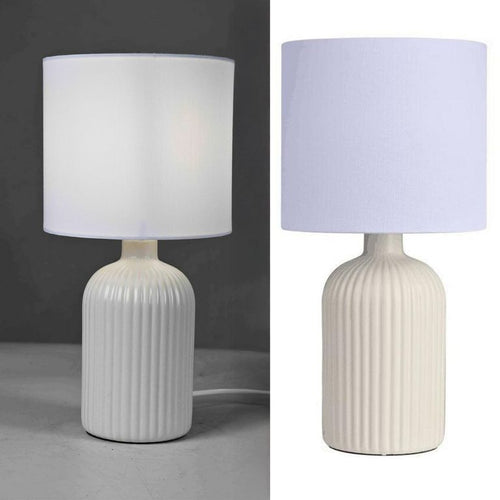 Lampara Mesa Barres 1 Luz E27 Beige