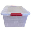 Caja Vitalbox 36X22X53 Cm 28 L Transparente/Rojo