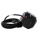 Extension Electrica 1 Usb 6 Toma(S) 3 M Negro