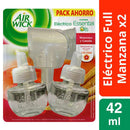 Kit aparato electrico + 2 recargas manzana canela 21 ml.