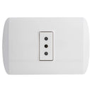 Tomacorriente Simple 10 A Blanco