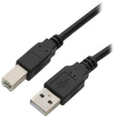 Cable para impresora 1,8 metros negro