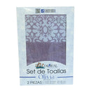Set De Toallas Otono Invierno 450 Gr Algodon 70X140 Cm Mix