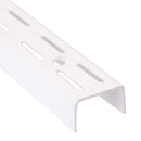 Pilar ranurado doble metal 96 cm blanco