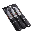 Set Cuchillos Sierra/Carne 3 Unidades Acero inoxidable