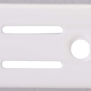 Pilar ranurado doble metal 96 cm blanco
