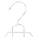 Colgador para blusas y camisas plastico blanco