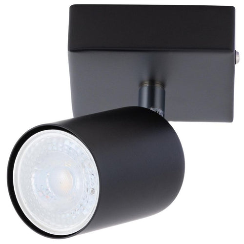 Aplique Silo 1 Luz Metal Negro