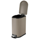 Papelero 10 Litros Metal Gris Mate