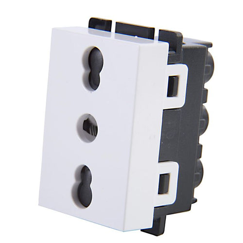 Modulo Tomacorriente 16 A Blanco