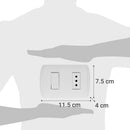 Interruptor + tomacorriente 10 A Modus Plus Blanco
