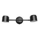 Barra Led Kivu 2 Luces Metal Negro