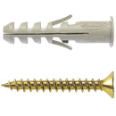 Tarugo Nylon SA6mm + Tornillo 4.5x35mm 100 unidades