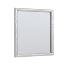 Espejo Pared Forma Cuadrada 30x30 cm Plateado Basic
