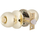 Cerradura dormitorio bola bronce pulido fx
