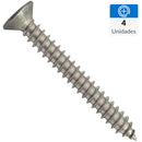 Tornillo Tirafondo Madera 3 4.5 mm 4 unidad(es)