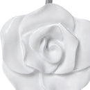 Set de ganchos para cortina de bano 12 unidades blanco