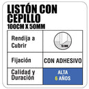 Guardapolvo cepillo blanco
