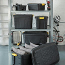 Caja Con Asa 35X40X50 Cm 42 L Negro/ Amarillo