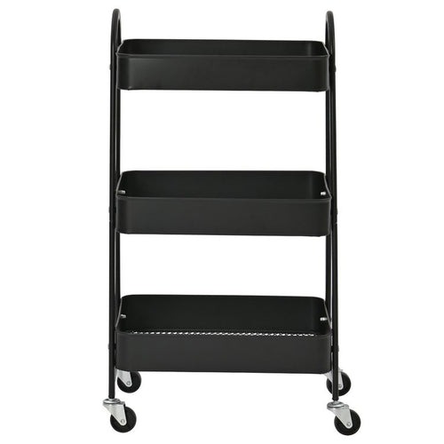 Carrito Multiuso Con Rueda Negro