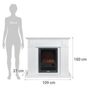 Chimenea Electrica 2000 W Radiacion Th-Fp110 Blanco