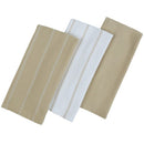 Set 3 Panos De Cocina Rectangular 40X60 Cm Liso Taupe/Blanco