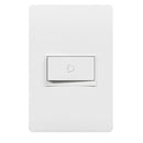 Interruptor pulsador 10 A Luzica Blanco