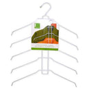 Colgador para blusas y camisas plastico blanco
