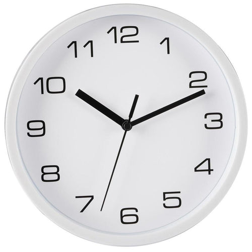 Reloj pared basico 20 cm blanco