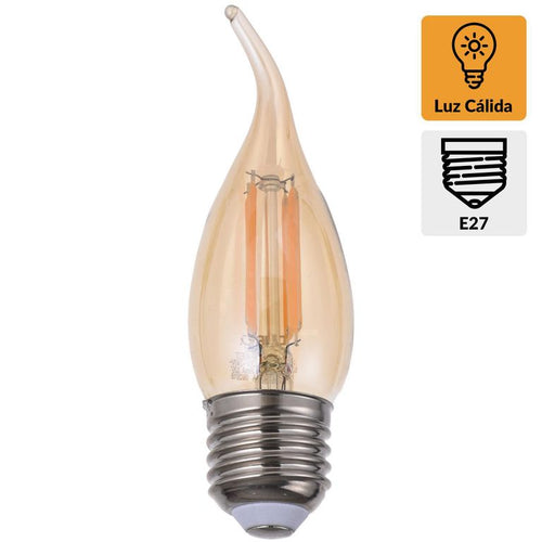 Ampolleta Led Fil 4W C35L E27