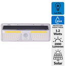 Reflector Solar con Sensor 1.2 W IP 44 2000 lm Luz Fria