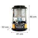 Estufa Parafina Ep-520Ng Negro