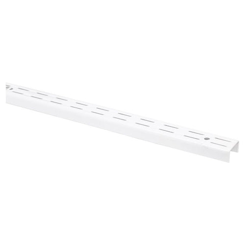Pilar ranurado doble metal 192 cm blanco