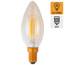 Ampolleta Led Vintage Vela 4 W E14 440 Lm Luz Calida