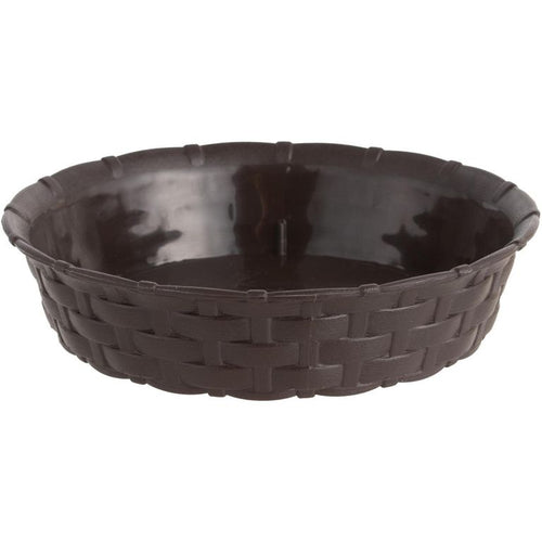 Plato Redondo Macetero Ratan 18 Cm Jardin Hogar