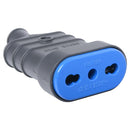 Enchufe Hembra Volante 2P+T 10 A 16 A Negro