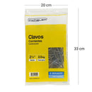 Clavo Corriente 2 1/2, bolsa 2,5kgs