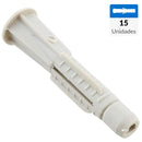 Tarugo De Nylon Multiuso M6 15 Unidades